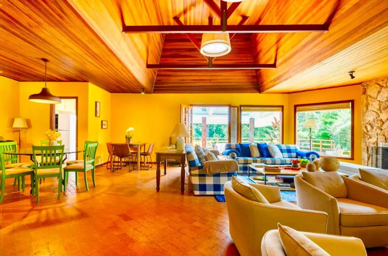 Casa Deliciosa Com Jacuzzi Em Condominio Em Campos Do Jordao Holiday home